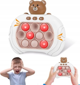 ЭЛЕКТРОННАЯ АРКАДНАЯ ИГРА POPIT АНТИСТРЕСС PUSH BUBBLE SENSORY