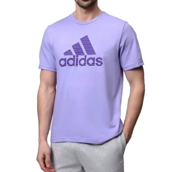 2987 KOSZULKA MĘSKA ADIDAS M SP SD T T-SHIRT BAWEŁNIANA FIOLETOWA S