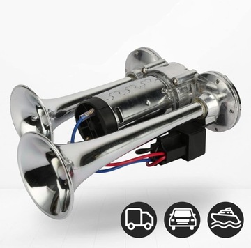 КОМПЛЕКТ АВТОМОБИЛЬНЫХ СИГНАЛОВ 600 ДБ, 12 В, СУПЕР ГРОМКИЙ АВТОМОБИЛЬНЫЙ ДИНАМИК