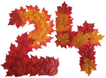 ИСКУССТВЕННЫЕ ОСЕННИЕ ЛИСТЬЯ УКРАШЕНИЯ ОСЕННИЕ ЛИСТЬЯ НАБОР ИЗ 96 ПРЕДМЕТОВ МИКС ДЕКОРАЦИЯ