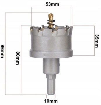 СВЕРЛО WIDI ДЛЯ МЕТАЛЛА, ДЕРЕВА 53 ММ