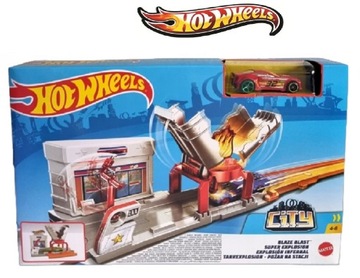 Hot Wheels Cityt POŻAR NA STACJI