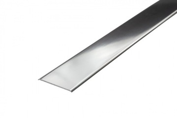 Listwa progowa płaska 30mm srebrny poler