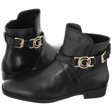 Buty Damskie Botki Skórzane Guess Floriza FL7FRZ Czarne