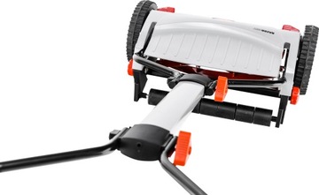 РУЧНАЯ КОСИЛКА С ТОЛКАТЕЛЬНЫМ БАРАБАНОМ 38см КОРЗИНА 50л AL-KO