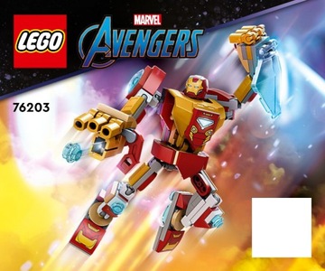 Lego INSTRUKCJA 76203 Iron Man Mech Armor NOWA