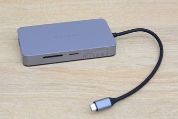 Hyper Dual HDMI 10 w 1 stacja dokująca HUB do MacBooka do laptopa