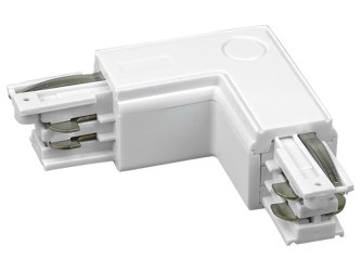 ŁĄCZNIK do SZYNY MONTAŻOWEJ typ. L BIAŁY IP20 LED