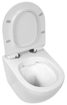 TECE БЕТОННЫЙ УНИТАЗ БЕЗОБЕДНИК ЧАША КНОПКА СТАЛЬ ХРОМ БЛЕСК FRESH7W1