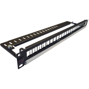Panel 19” 24xDataGate niewyposażony czarny Molex