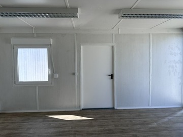 KONTENER BIUROWY PODWÓJNY DUO OPEN SPACE DUŻE WITRYNY KLIMATYZACJA (36m2)
