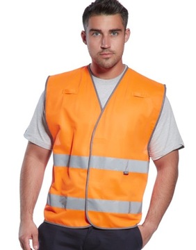 Klasyczna kamizelka odblaskowa PORTWEST L474 S/M