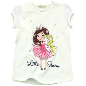 Блуза ПРИНЦЕССА, хвост, рукава фатин, 134