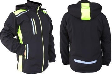 РАБОЧАЯ КУРТКА SOFTSHELL, СВЕТООТРАЖАЮЩАЯ, ВОДОНЕПРОНИЦАЕМАЯ