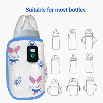 PRZENOŚNY PODGRZEWACZ DO BUTELEK USB KRÓLIK