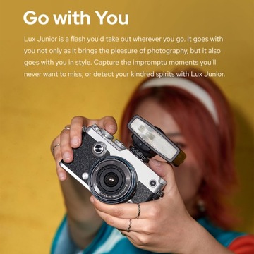 Вспышка для фотоаппарата Godox Lux Junior Retro GN12 6000K