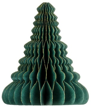 BOMBKA PAPIEROWA CHOINKA 15CM DEKORACJA ŚWIĘTA-457