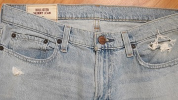 Spodnie damskie jeans skinny Hollister W32L30