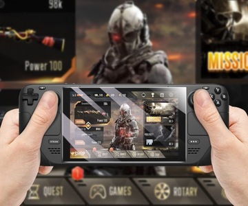 Корпус Корпус Корпус для STEAM DECK + 3MK Glass