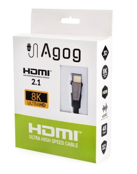 Кабель HDMI 2.1 8K 60 Гц, 4k 120 Гц HDR POWERFUL UHS HQ eARC PREMIUM 1,5 м