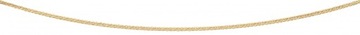 Złoty regulowany łańcuszek lisi ogon 42-55 cm 585