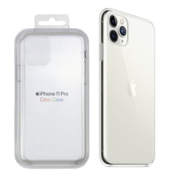 APPLE iPhone 11 PRO ORYG ETUI CLEAR CASE POKROWIEC