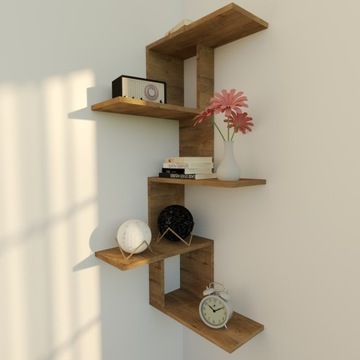 ALBA ПОДВЕСНАЯ УГЛОВАЯ ПОЛКА КНИЖНЫЙ ШКАФ ДЕТСКИЕ ИГРУШКИ