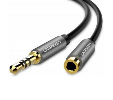 Kabel Przedłużacz audio UGREEN Jack 3,5mm wtyk - Jack 3,5mm gniazdo 2m