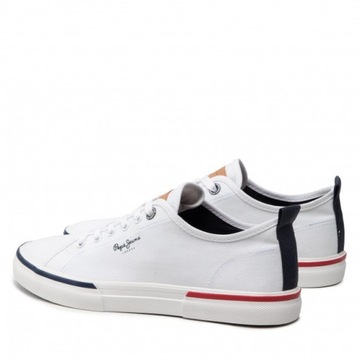 Pepe Jeans Tenisówki Kenton Smart 22 PMS30811 White 800