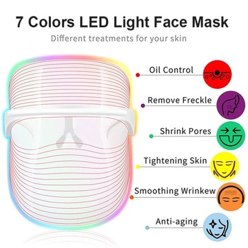 Фотонная терапия Led Mask 7 Аккумуляторная батарея