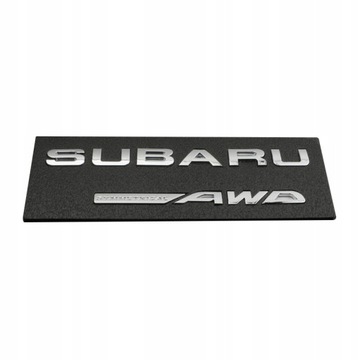 Emblemat znaczek naklejki do Subaru AWD-srebro