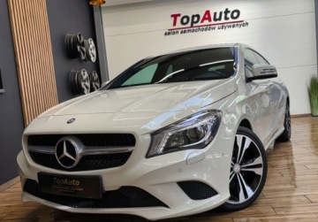 Mercedes CLA C117 Shooting Brake 1.6 200 156KM 2016 Mercedes-Benz CLA 1.6 156KM navi kamera FABRYCZNY LAKIER zarejestrowany