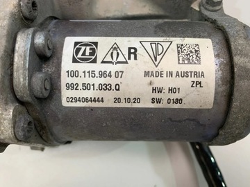 PORSCHE 911 992 ПРИВОД МОТОР РУЛЕВОГО ОСИ ПРАВЫЙ ЗАДНИЙ 992501033Q