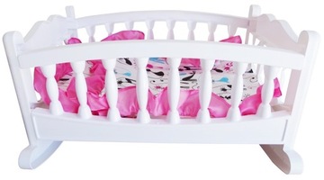 БОЛЬШАЯ ЛЮЛЬКА ДЛЯ КУКАЛЫ, КРОВАТЬ+ПОСТАЛЬНОЕ PL