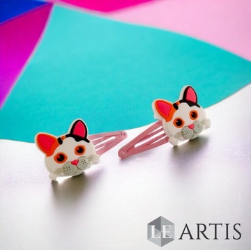 Котята Детские заколки для волос с котятами