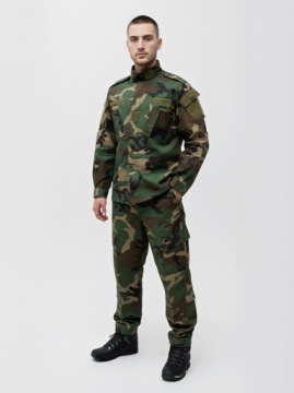 Rip-Stop Мужское форменное полевое пальто Woodland JIGGA Camo MORO WOJSKO L