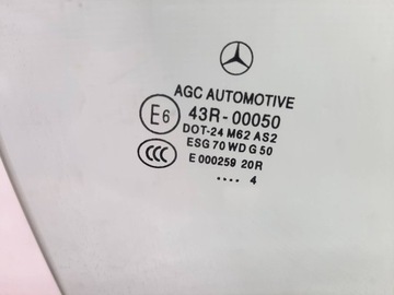 SKLO (OKNO) DVEŘE PŘEDNÍ PRAVÁ MERCEDES SL R231 W231