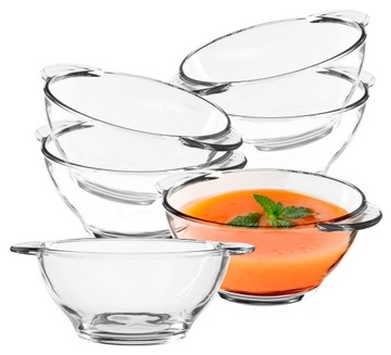Zestaw bulionówki miseczki do zupy szklane Altom Design 470 ml x 12 sztuk