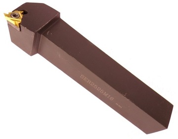 НОЖ ТОКАРНЫЙ ДЛЯ НАРЕЗАНИЯ НАРУЖНОЙ РЕЗЬБЫ SER 2525 M16 ПЛАСТИНА 60' 1-3