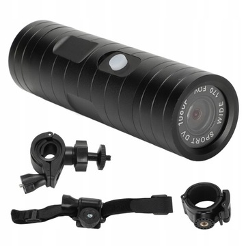 KAMERA SPORTOWA ROWEROWA NA KASK 1080P 8MP SZEROKOKĄTNA WODOODPORNA
