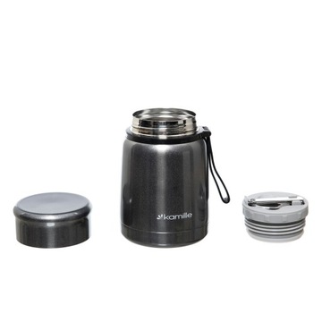 ТЕРМОКОНТЕЙНЕР ДЛЯ УЖИН-СУПА 530мл для поездки на работу KAMILLE