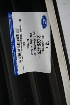 FORD KA + PLUS ДВЕРЬ ПЕРЕДНЯЯ ПРАВАЯ НОВАЯ ОРИГИНАЛ