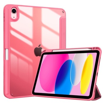 ПРОЗРАЧНЫЙ ЧЕХОЛ ДЛЯ APPLE IPAD 10,9 ДЮЙМА 10-ГО ПОКОЛЕНИЯ 2022 г. A2757 A2696 A2777 РОЗОВЫЙ