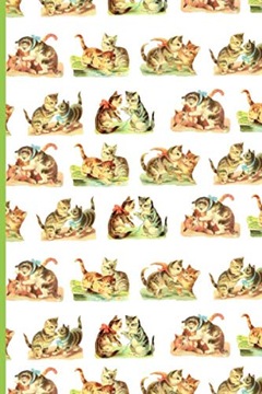 InspirationzStore InspirationzStore Notebooks: Vintage Cat Pattern Discreet