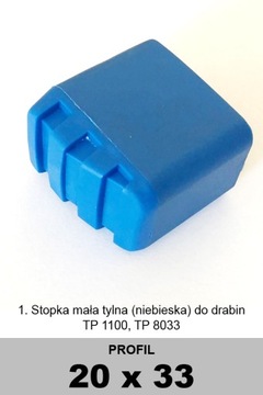 Stopka tylna do podłużnicy Drabex 33x20