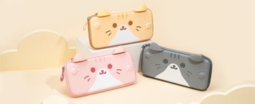 Сумка GeekShare с кошачьими ушками, совместимая с Nintendo Switch/Switch OLED
