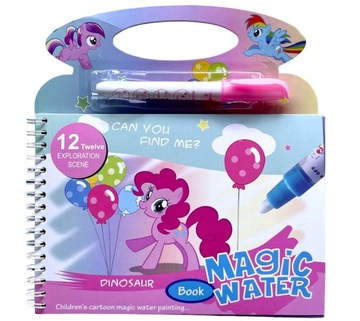 MY LITTLE PONY KOLOROWANKA WODNA MAGICZNY MARKER