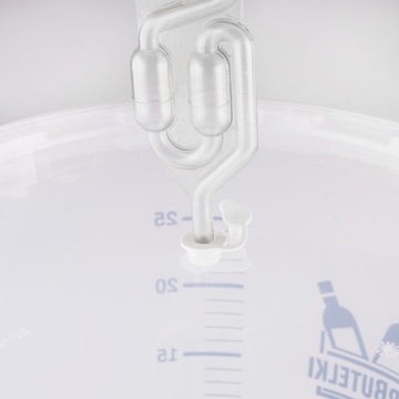 ФЕРМЕНТАРНОЕ ВЕДРО ДЛЯ БРОЖЕНИЯ 30 Л ДЛЯ ВИННОГО ПИВА С КРЫШКОЙ, ВЕСАМИ, ТРУБКОЙ