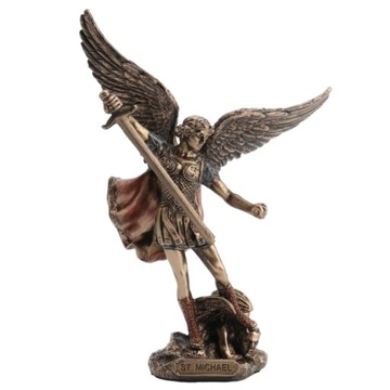 RZEŹBA Figurka MAŁA FIGURKA ŚWIĘTY MICHAŁ VERONESE WU77719AP