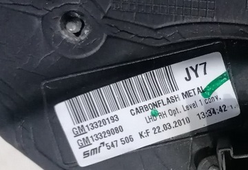 OPEL INSIGNIA A 08- POUZDRO ZRCÁTKO PRAVÁ 13320193